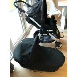 Teutonia zwart/wit 3in1 wandelwagen met extra toebehoren