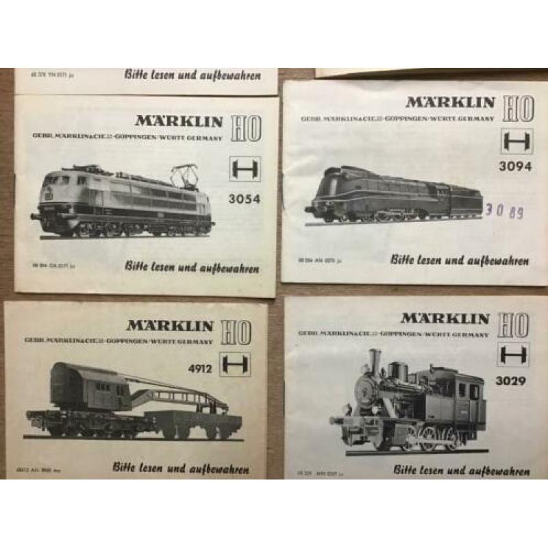 Marklin. , Gebruiksaanwijzingen
