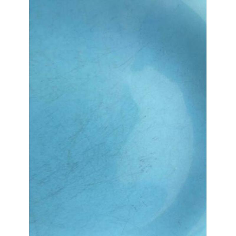 Blauwe retro vintage 2 borden Boch Belgium