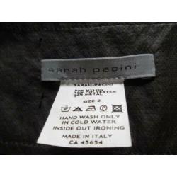 Gave taupekleurige midirok SARAH PACINI maat 2 maat 40/42