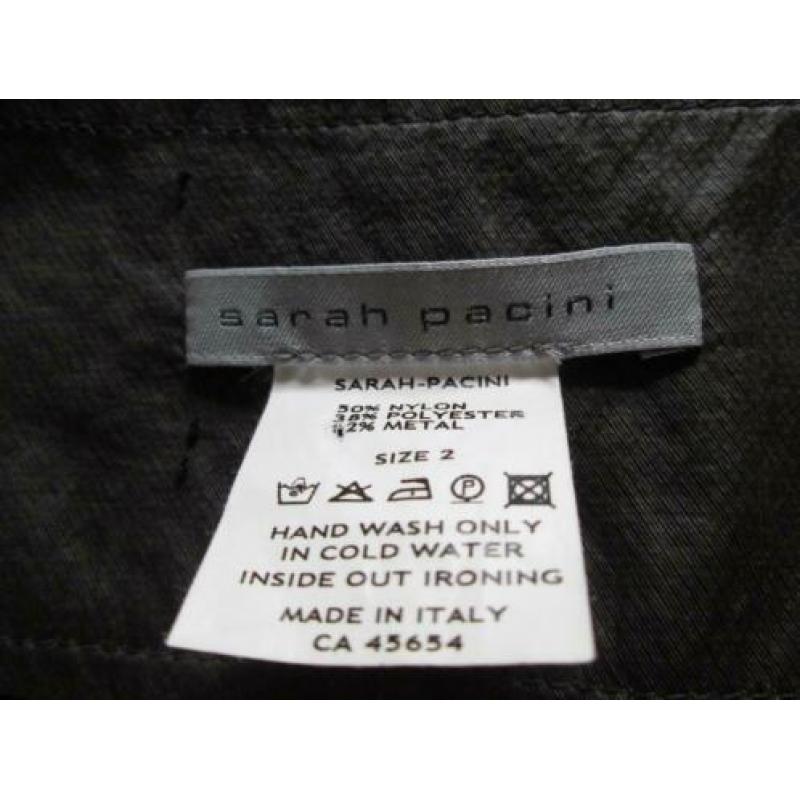 Gave taupekleurige midirok SARAH PACINI maat 2 maat 40/42