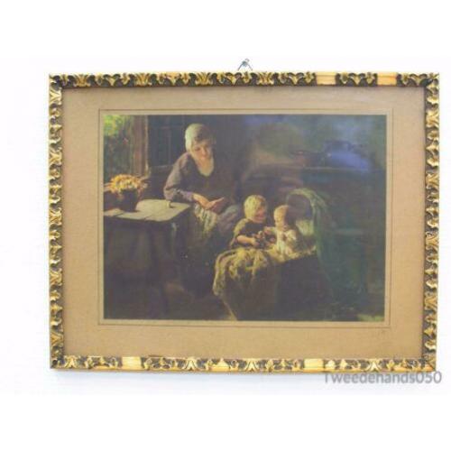 Prent moeder en kinderen 83572