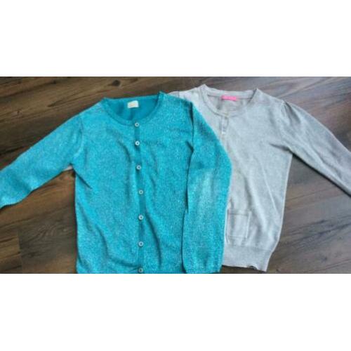 Vestje met glitter maat 134-140 name it en Lebig