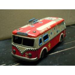 Blikken Carnival Bus. Made in Japan van het merk ASC Afmetin