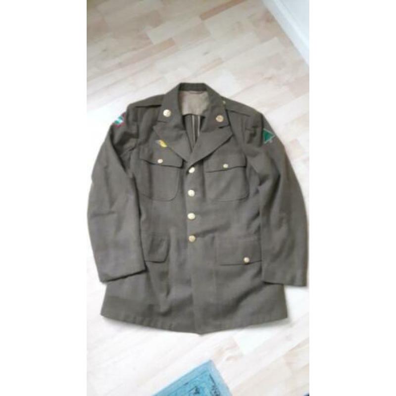 WW2 US Class A jas, 91st Inf. Div. & Italy patch 40R '42