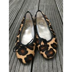 DUNGELMANN leopard ballerina's maat 36 nieuwstaat