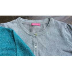 Vestje met glitter maat 134-140 name it en Lebig