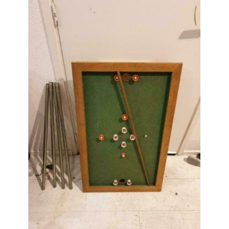 Vintage tafelbiljart golfbiljart toppen Belgische biljart