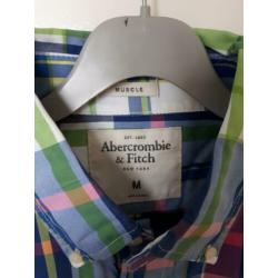 Overhemd geruit multicolor Abercrombie & Fitch maat M