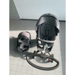 Prachtige stokke kinderwagen
