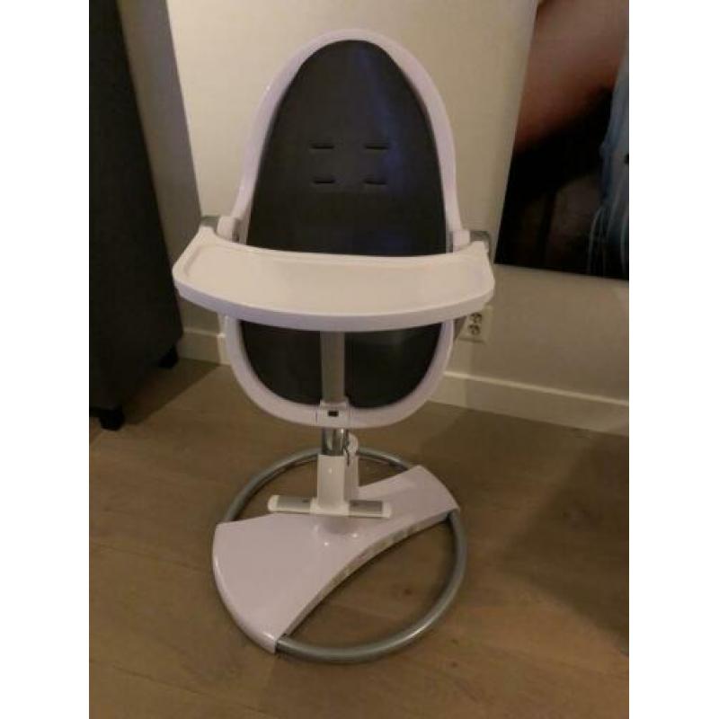 Bloom Fresco Chrome Kinderstoel (wit/grijs)