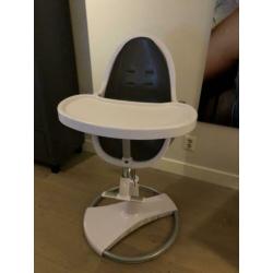 Bloom Fresco Chrome Kinderstoel (wit/grijs)