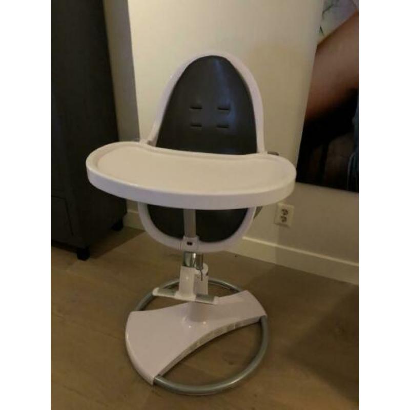 Bloom Fresco Chrome Kinderstoel (wit/grijs)