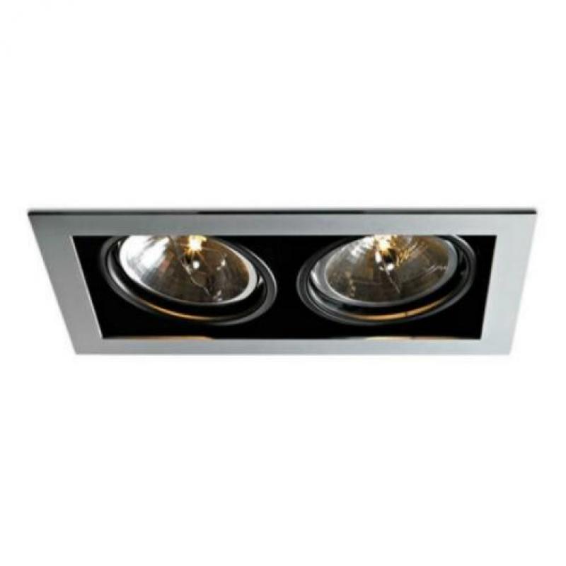 20x Design spots inbouw 2xAR111 dimbaar