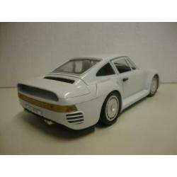 Porsche 959 wit met sleutel Tonka Polistil 1:18 KRD