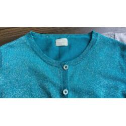 Vestje met glitter maat 134-140 name it en Lebig