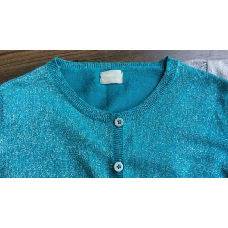 Vestje met glitter maat 134-140 name it en Lebig