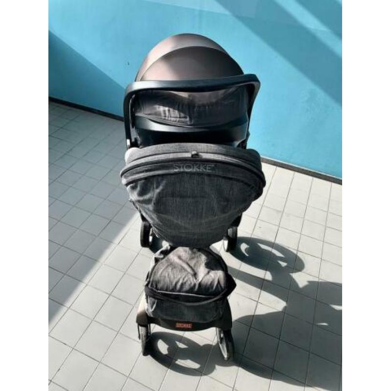 Prachtige stokke kinderwagen