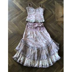Bohemian Rok met Top van merk Nadir, maat M