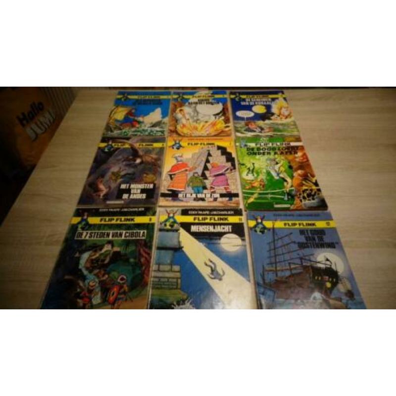 Flip Flink stripboeken 9 stuks goede staat
