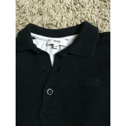 Babykleding polo shirt lange mouw Hugo Boss mt 86