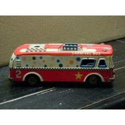 Blikken Carnival Bus. Made in Japan van het merk ASC Afmetin