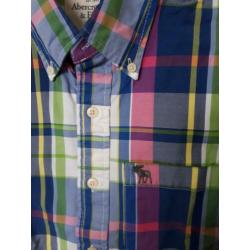 Overhemd geruit multicolor Abercrombie & Fitch maat M