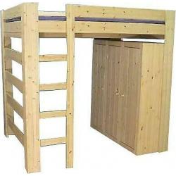 NIEUW 100% houten hoogslapers en stapelbedden in ELKE maat!