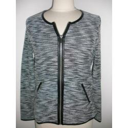ESMARA vest zwart wit maat 40 - nieuw -
