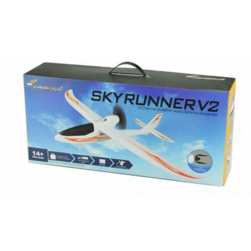 3 kanaals RC vliegtuig Sky Runner V2 2,4 GHz SW 700mm R