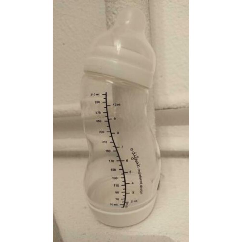 *nieuw* Difrax s-fles wide wit 310 ml