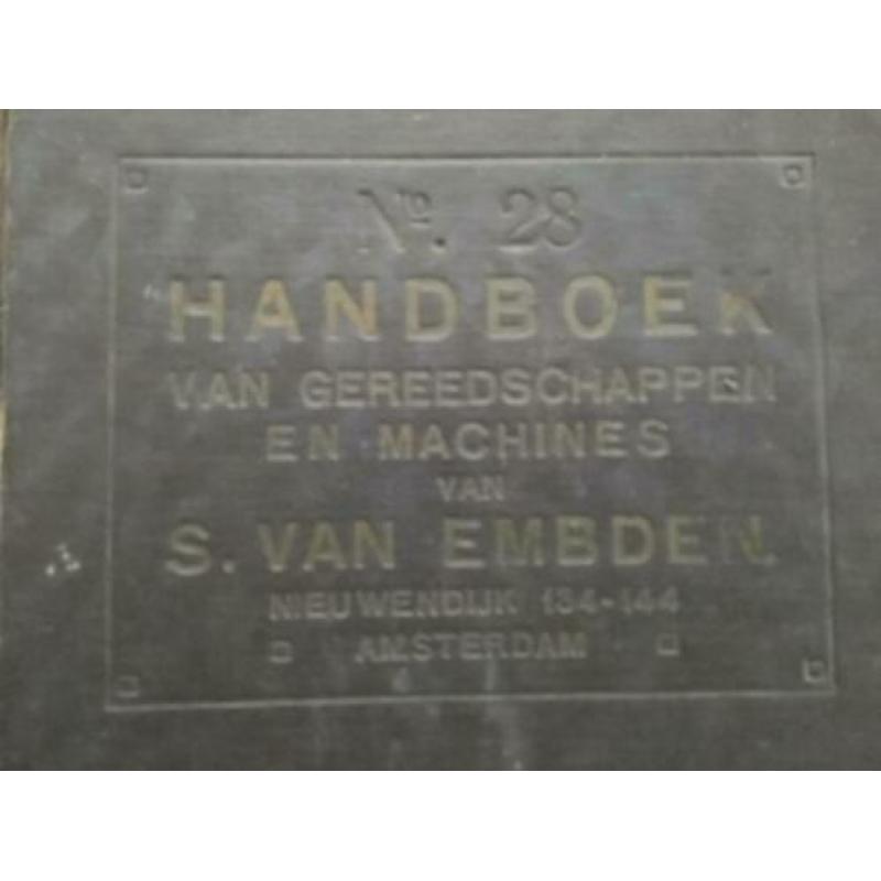 antiek gereedschapsboek