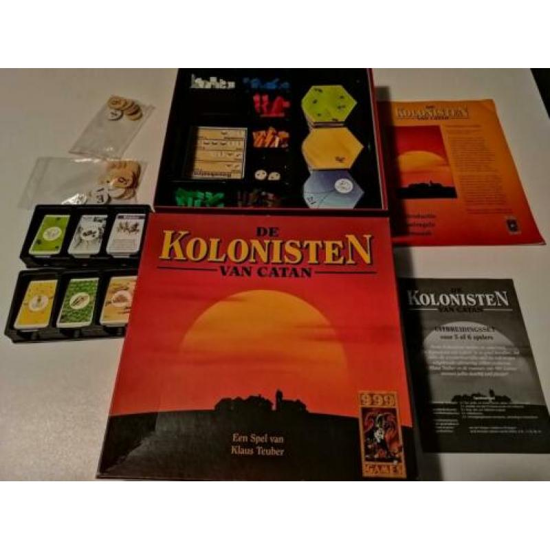 Kolonisten van catan met uitbreiding 5 en 6 spelers