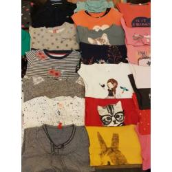 Groot pakket meisjes kleding maat 110