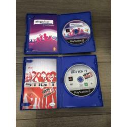 Sony PS2 Playstation 2 Singstar pack 2 games