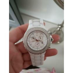 Steph horloge wit