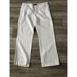 YAYA witte Linnen broek maat 44
