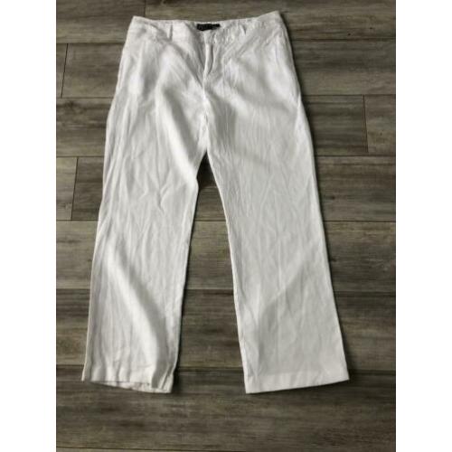 YAYA witte Linnen broek maat 44