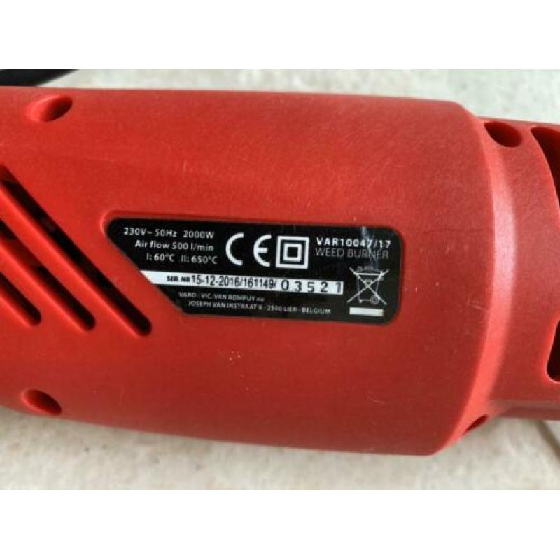 Elektrische onkruidbrander verdelger 230V
