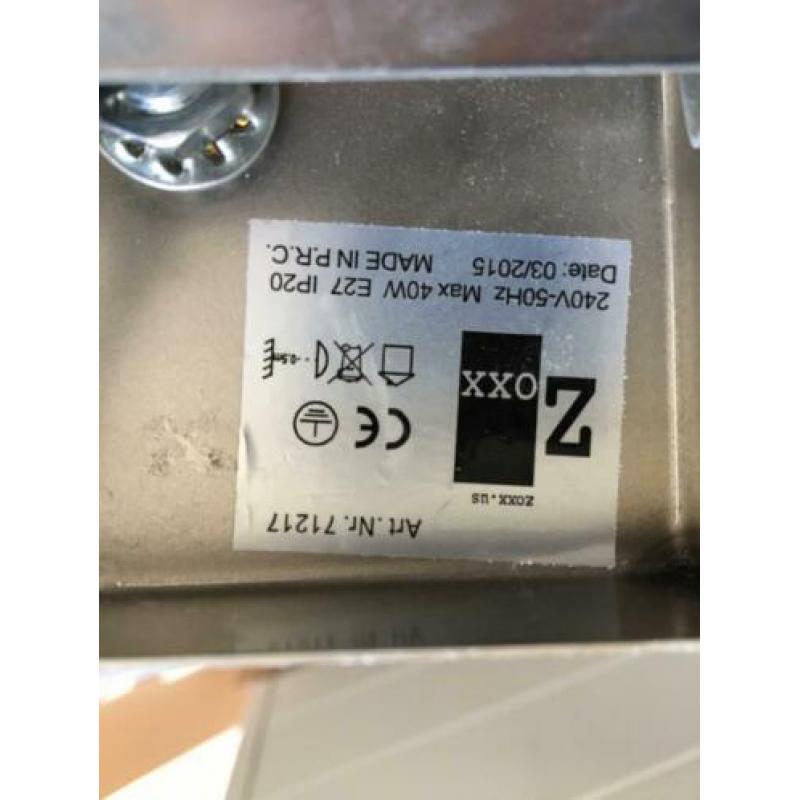 Zoxx hanglamp eettafel (drie lampen)