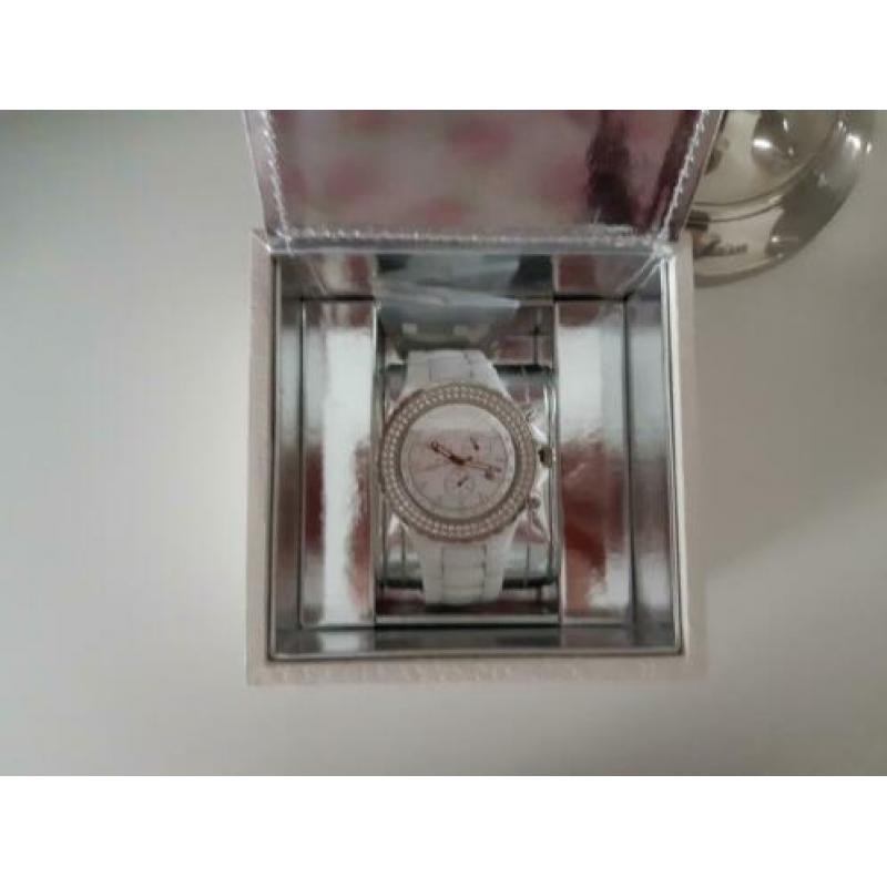 Steph horloge wit