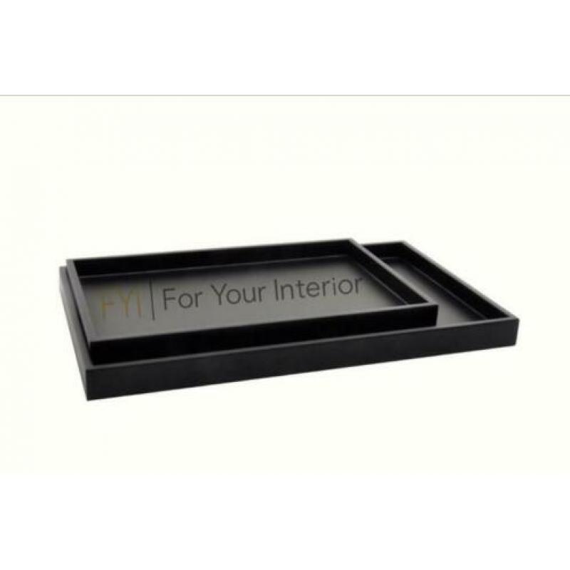 Dienbladen MDF zwart | Eric Kuster fan? | For Your Interior