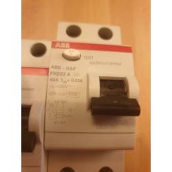 ABB HAF aardlekschakelaar FH202A, 6st beschikbaar