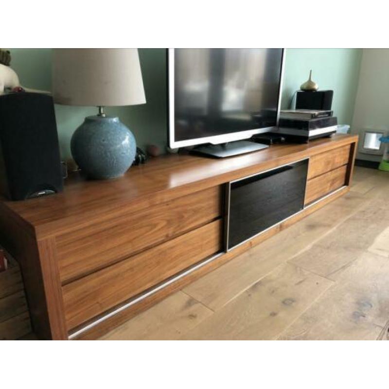 Massief houten (walnoot) TV meubel Varese