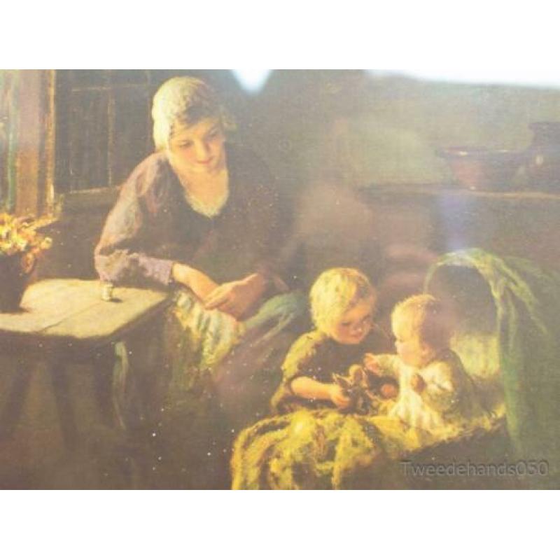 Prent moeder en kinderen 83572