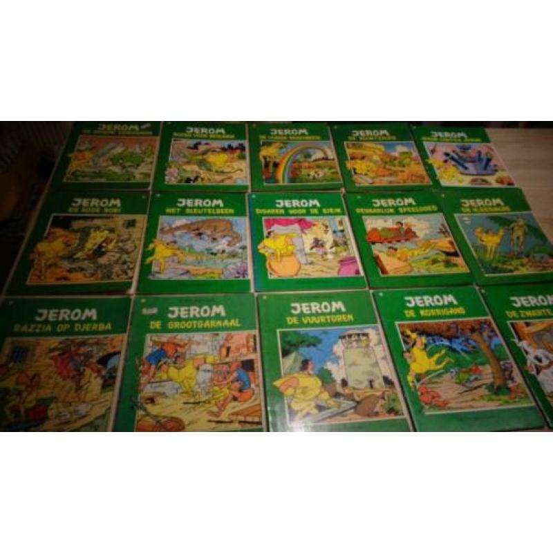 Jerom stripboeken 55 stuks goede staat, een aantal redelijk.