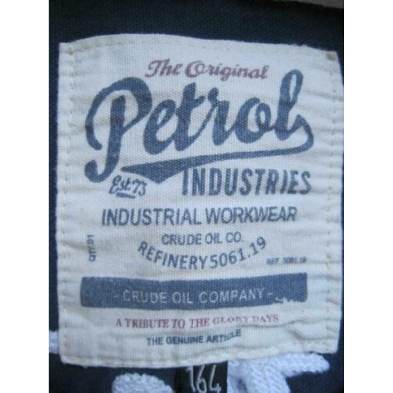 Blauwe poloshirt PETROL INDUSTRIES maat 164