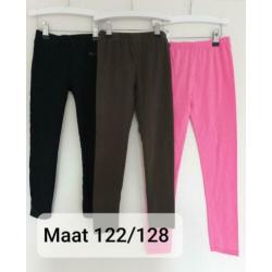 Hema, WE legging maat 122/128 3 stuks