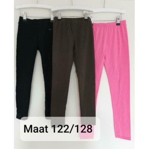 Hema, WE legging maat 122/128 3 stuks