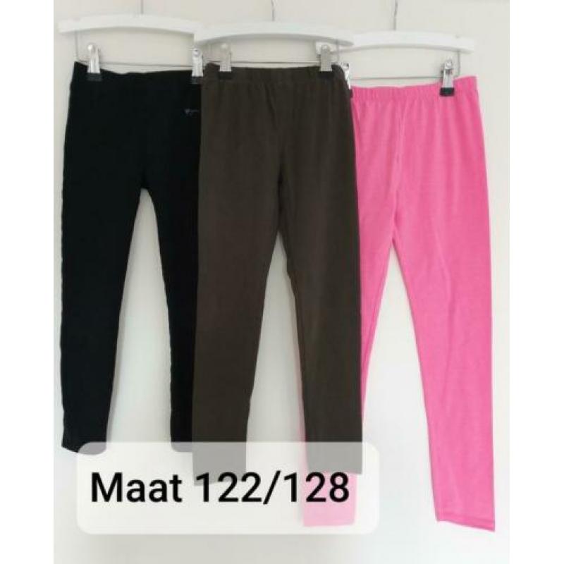 Hema, WE legging maat 122/128 3 stuks